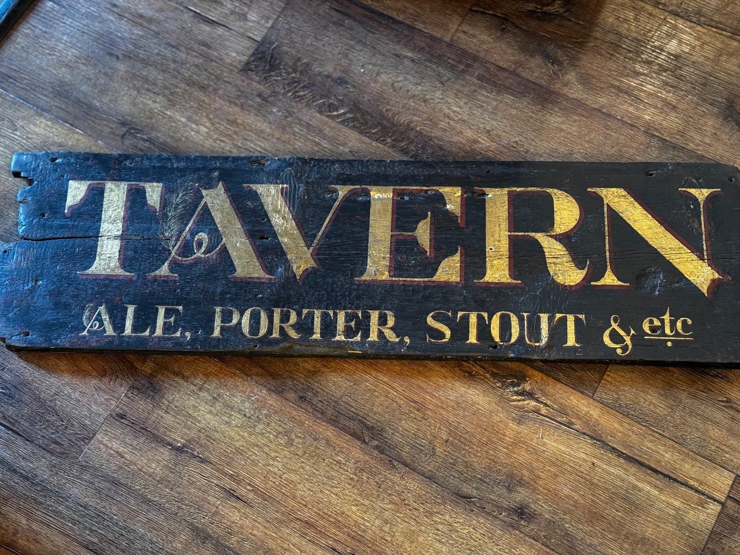 Tavern Ale, Porter, Stouts Pa. Tavern Sign