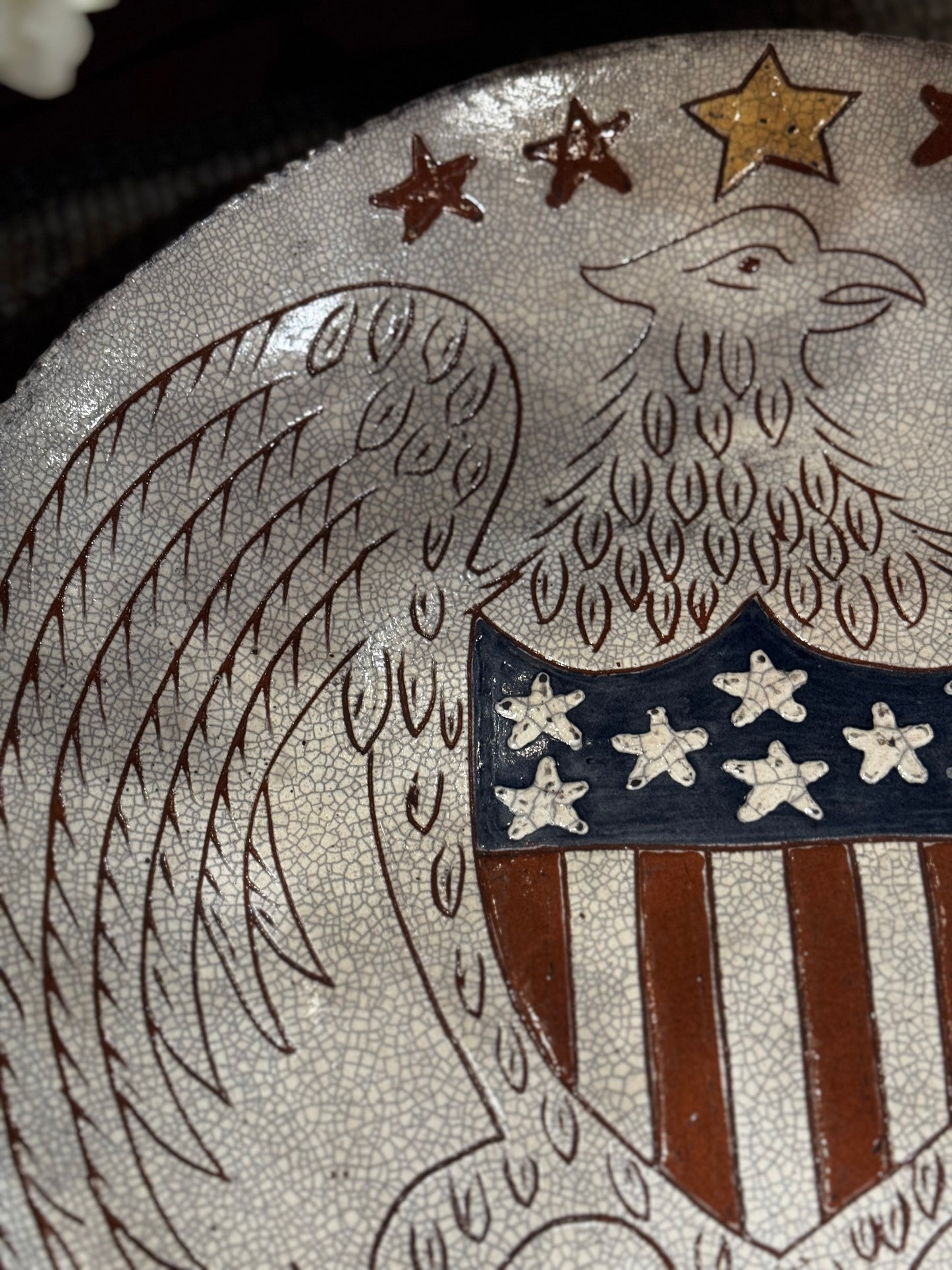 Eagle w/Shield Plate David T Smith Summer