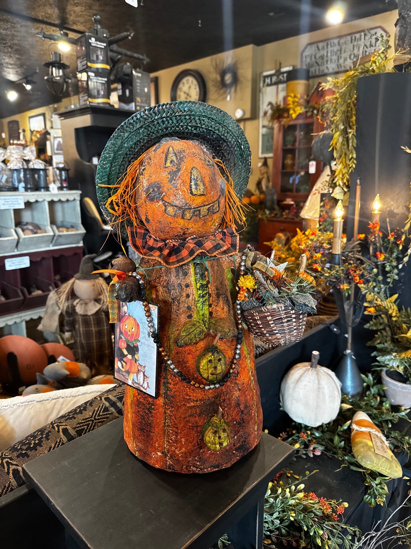 Lg. Krisnick Pumpkin Scarecrow Fall