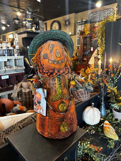 Lg. Krisnick Pumpkin Scarecrow Fall