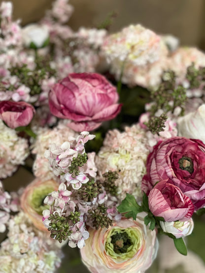 Faux Water w/Flowers Arrangements