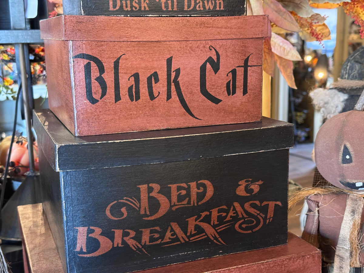 Halloween Papier-mâché Boxes