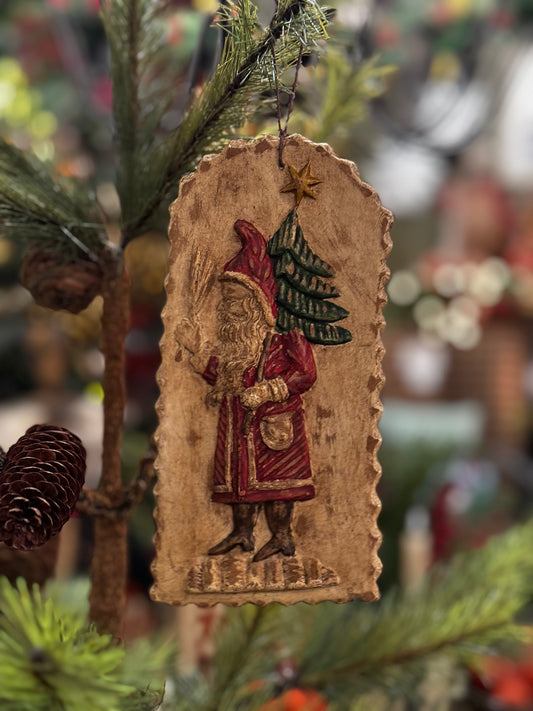 Vintage Winter Clay Ornaments