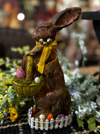 Krisnick Chalkware Brown Bunny