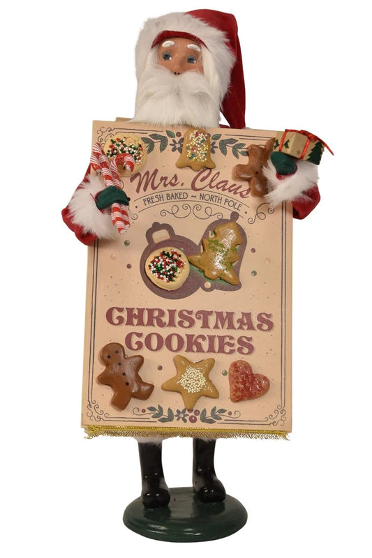 Byers’ Choice Santa Cookies Board Winter