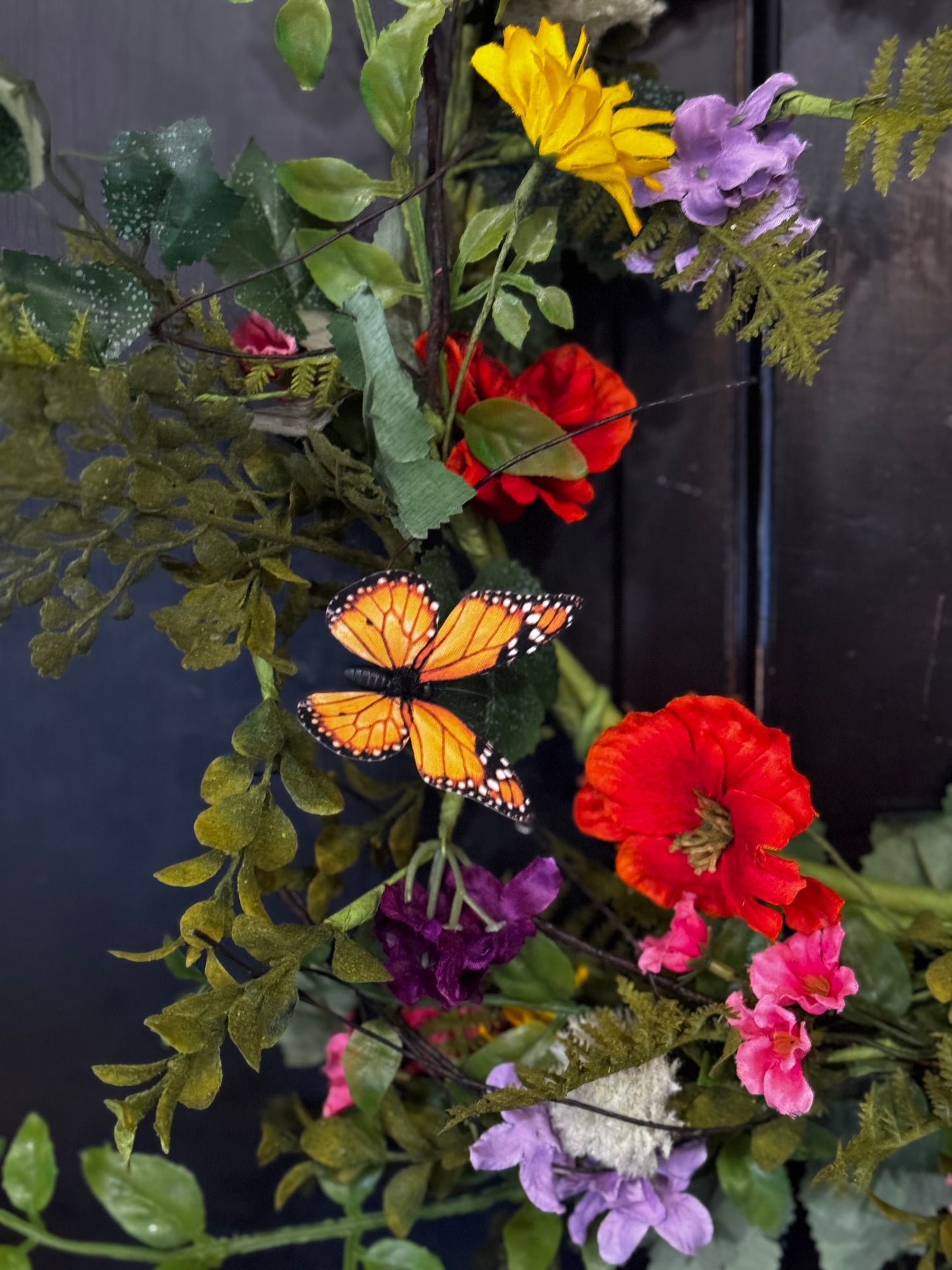Summer Monarch Wreath