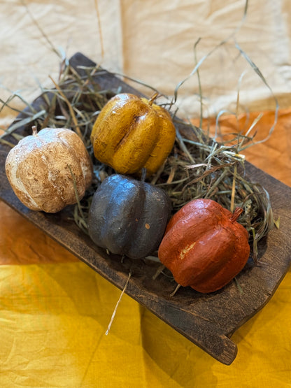 Papier-mâché Pumpkin Bowl Fillers