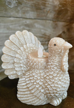 Turkey Moving Flame Candles Fall