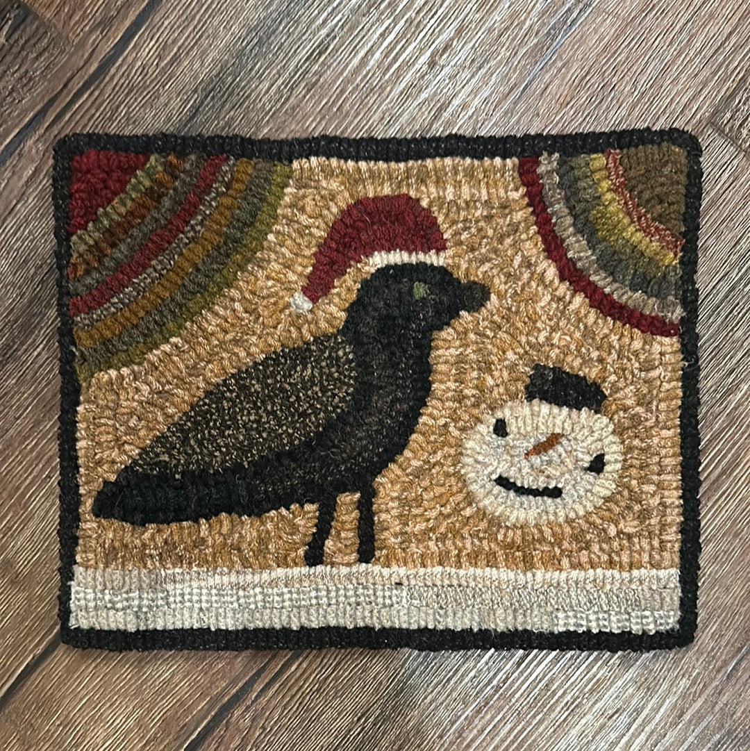 Ohio Made Winter Hooked Rugs