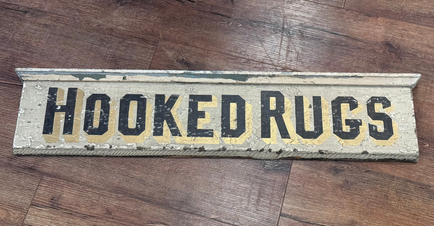 Hooked Rugs Tavern Sign