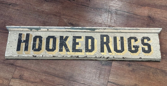Hooked Rugs Tavern Sign