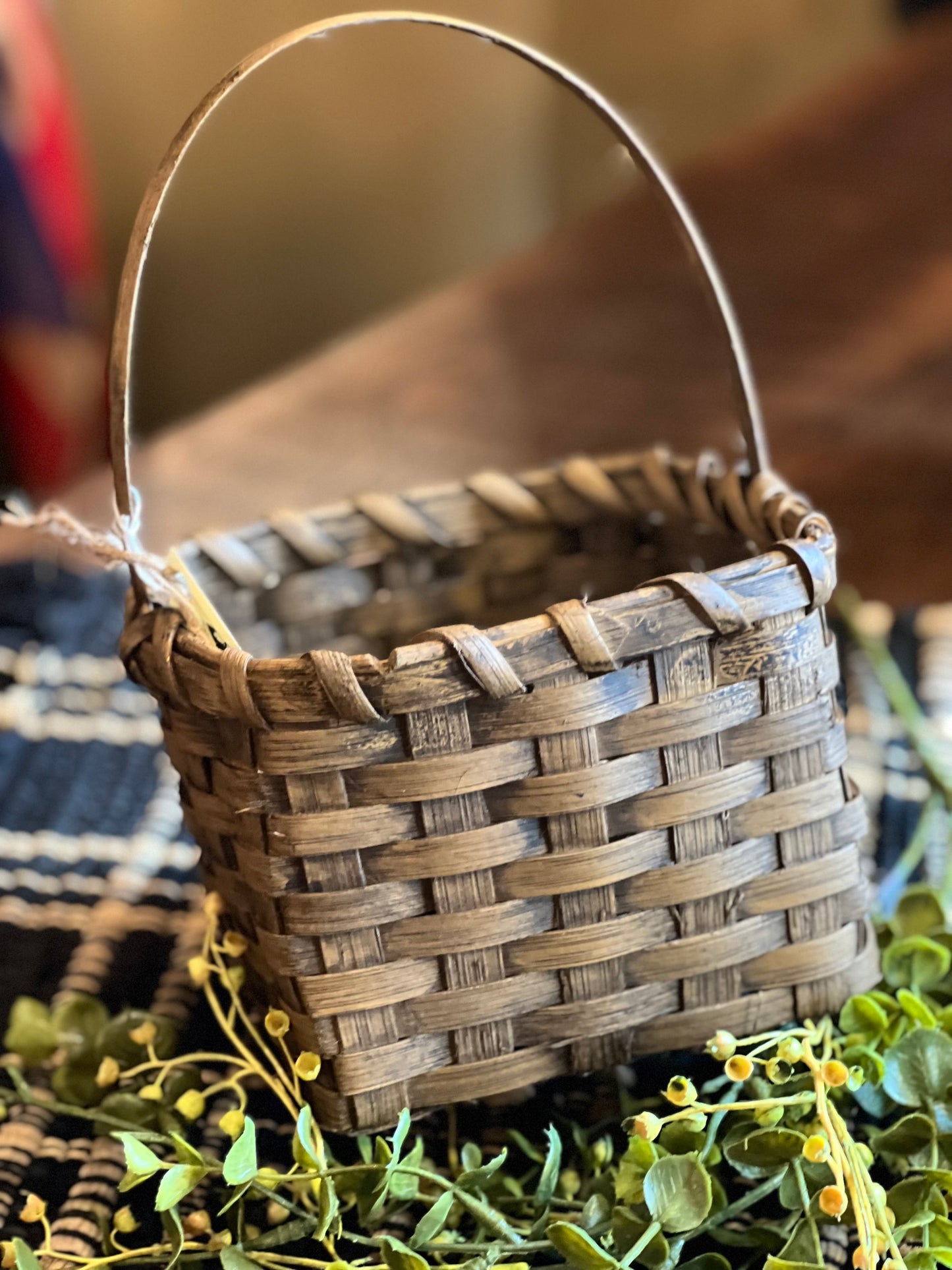 Primitive Square Trinket Basket