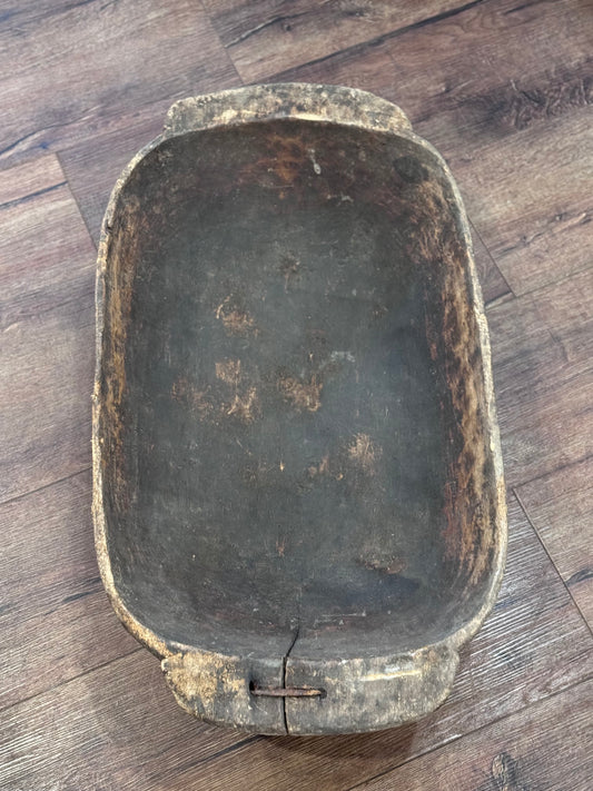 Early Antique Dough Bowl #11