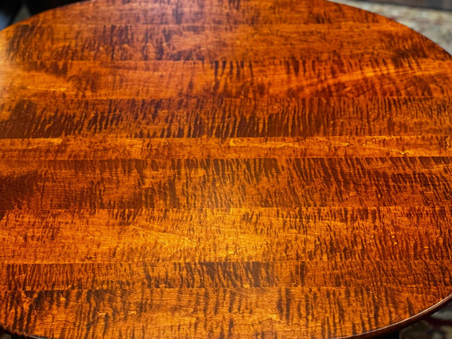 Tiger Maple Tavern Table
