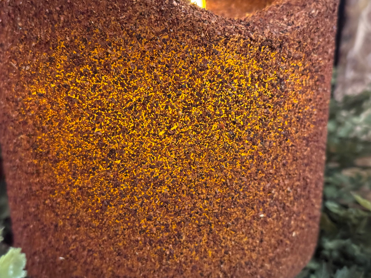 3 Wick Textured Moving Flame