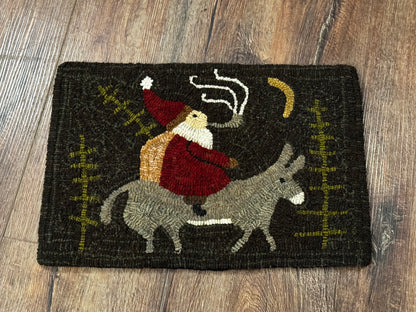 Ohio Made Winter Hooked Rugs