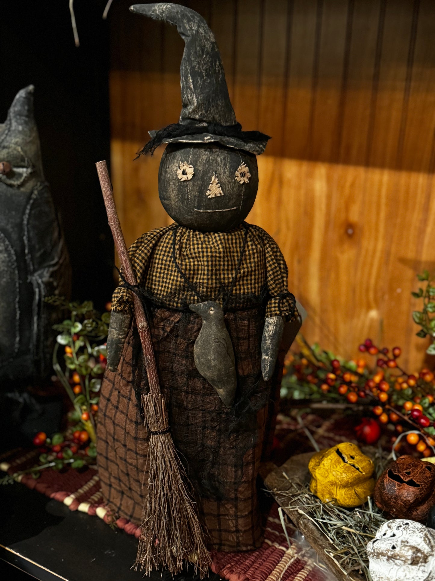 SALE Stump Witch Dolls Fall