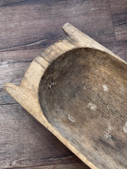 Early Antique Dough Bowl #7