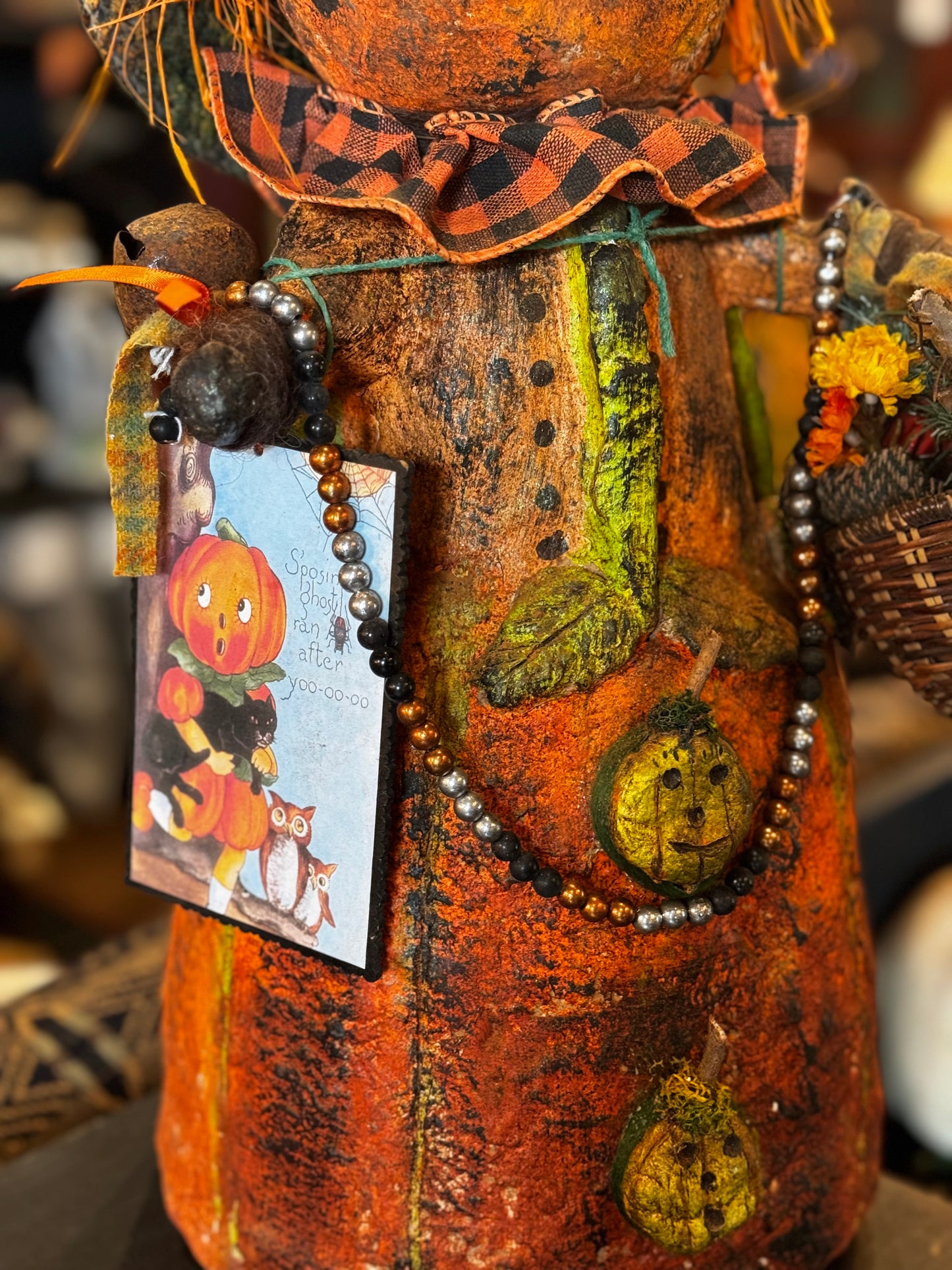 Lg. Krisnick Pumpkin Scarecrow Fall