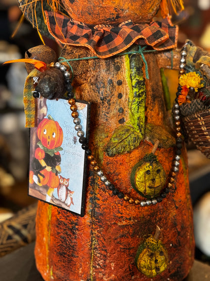 Lg. Krisnick Pumpkin Scarecrow Fall