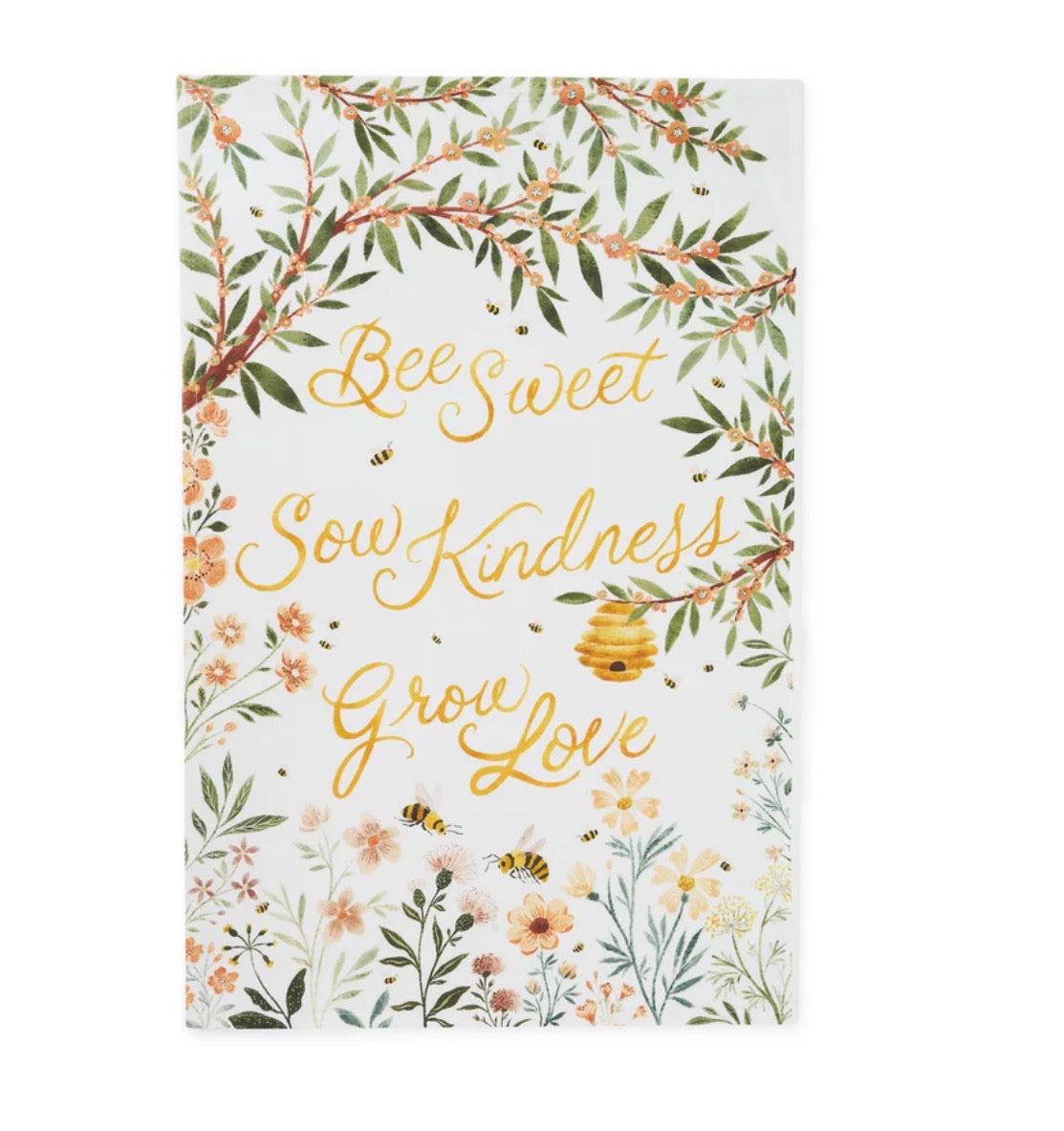 Busy Bees Dishtowel #2