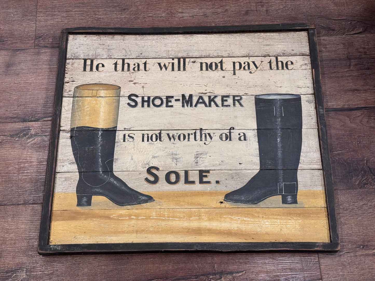 Shoe Maker Tavern Sign