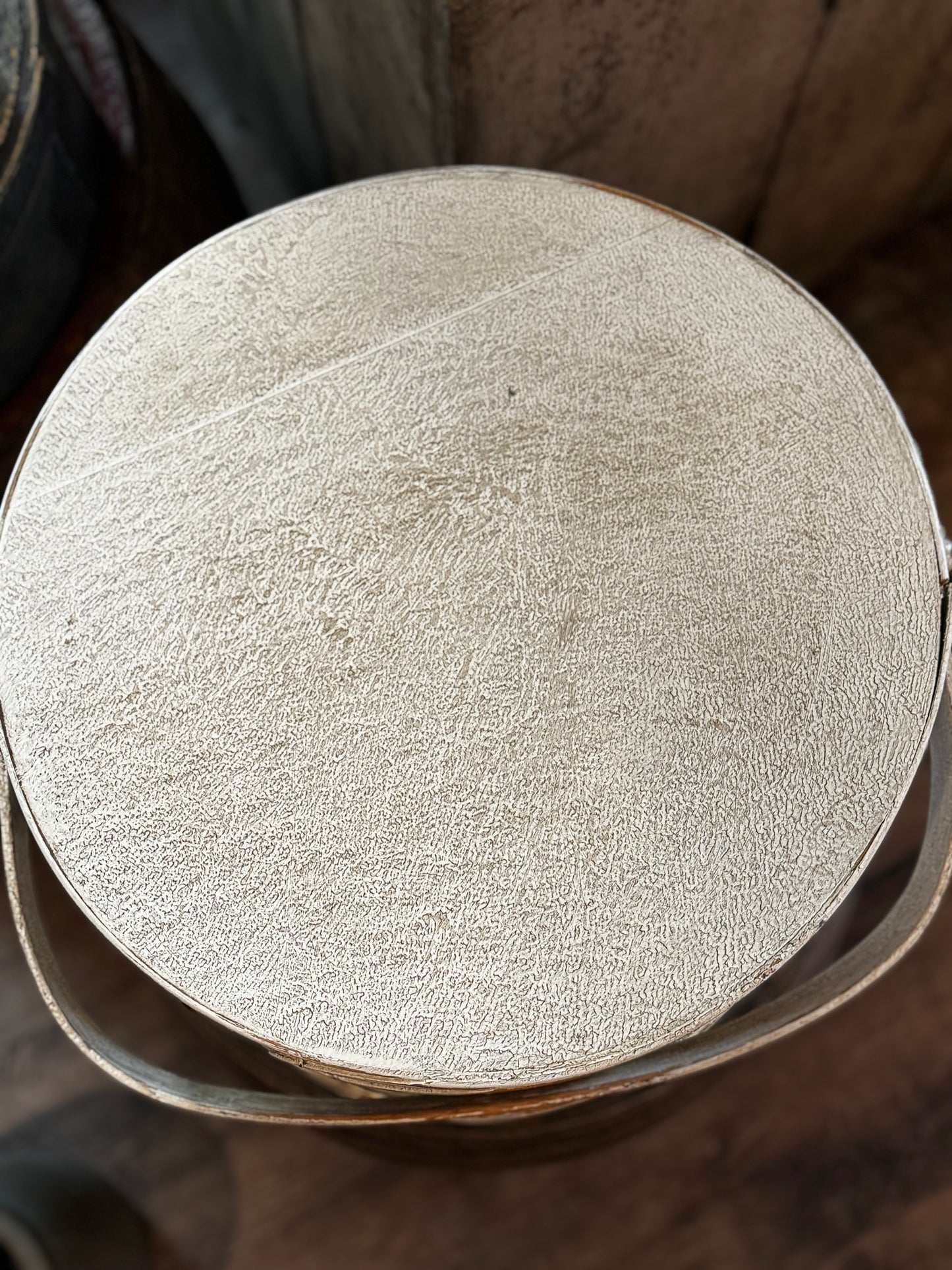 Antique XL White Firkin