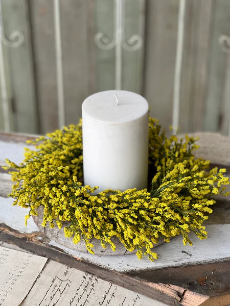 Beautiful Yellow Berry Candle Ring