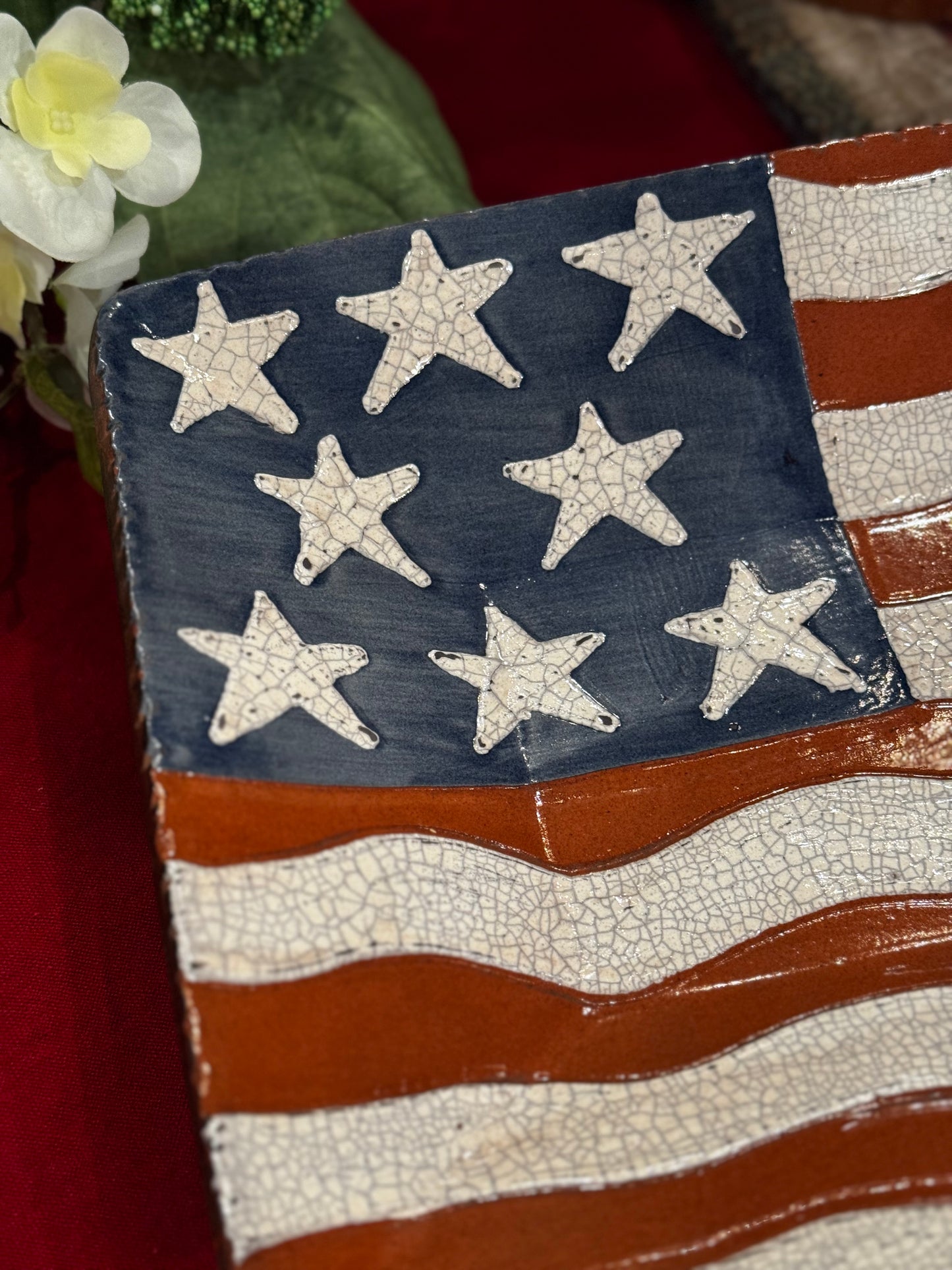 Flag Platter David T Smith Summer