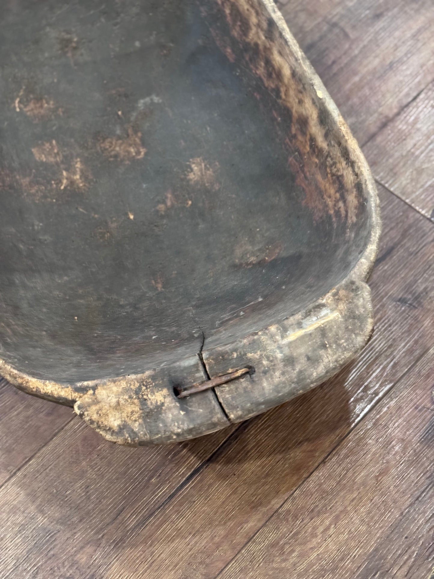 Early Antique Dough Bowl #11