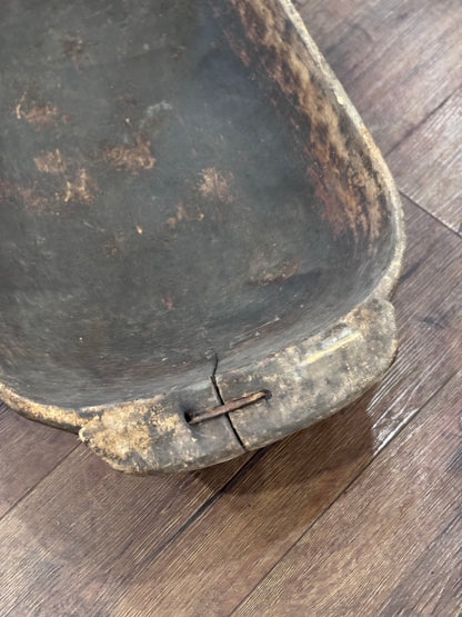 Early Antique Dough Bowl #11