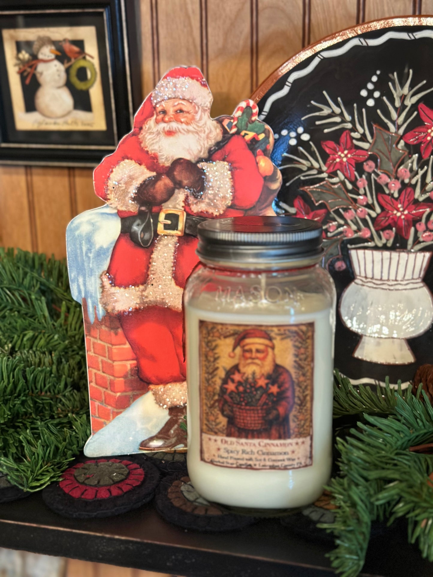 Herbal Star 24oz Winter Candles