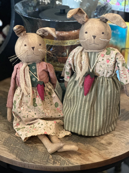 Bunny Doll w/Strawberry Necklace