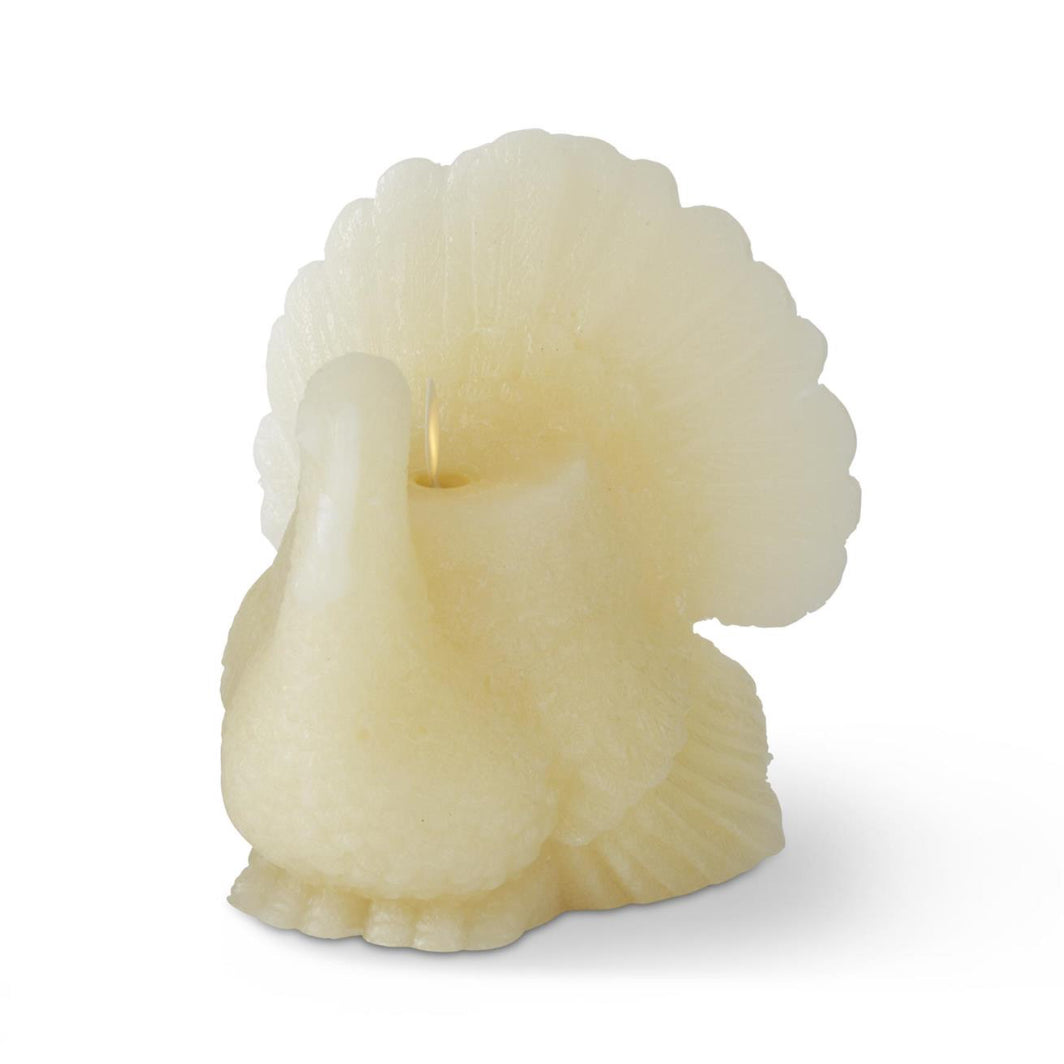 Cream Wax Turkey Luminara Candle Fall