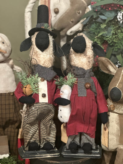 Flock of Sheep Dolls Winter