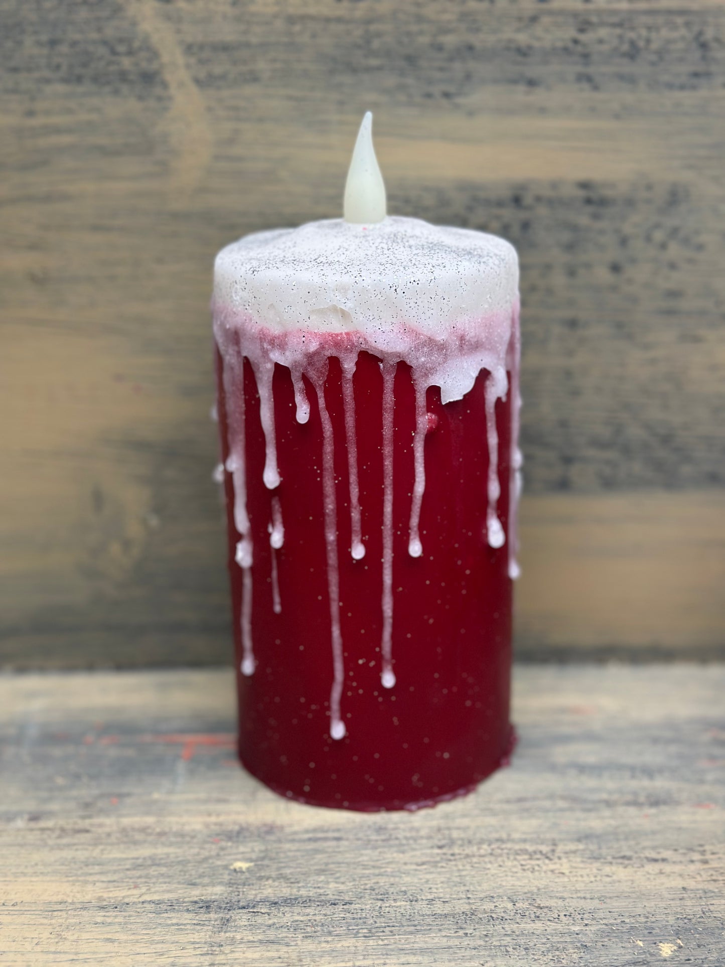 Wax Dipped Pillar Timer Candles