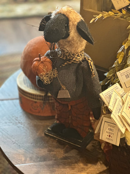 SALE Flock of Sheep & Mouse Dolls Fall/Halloween