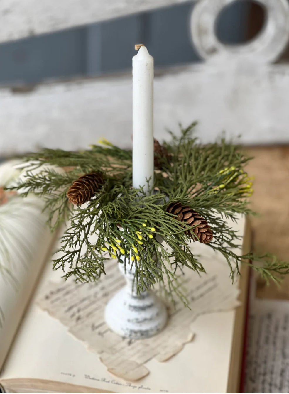 2” Alpine Cedar Candle Ring