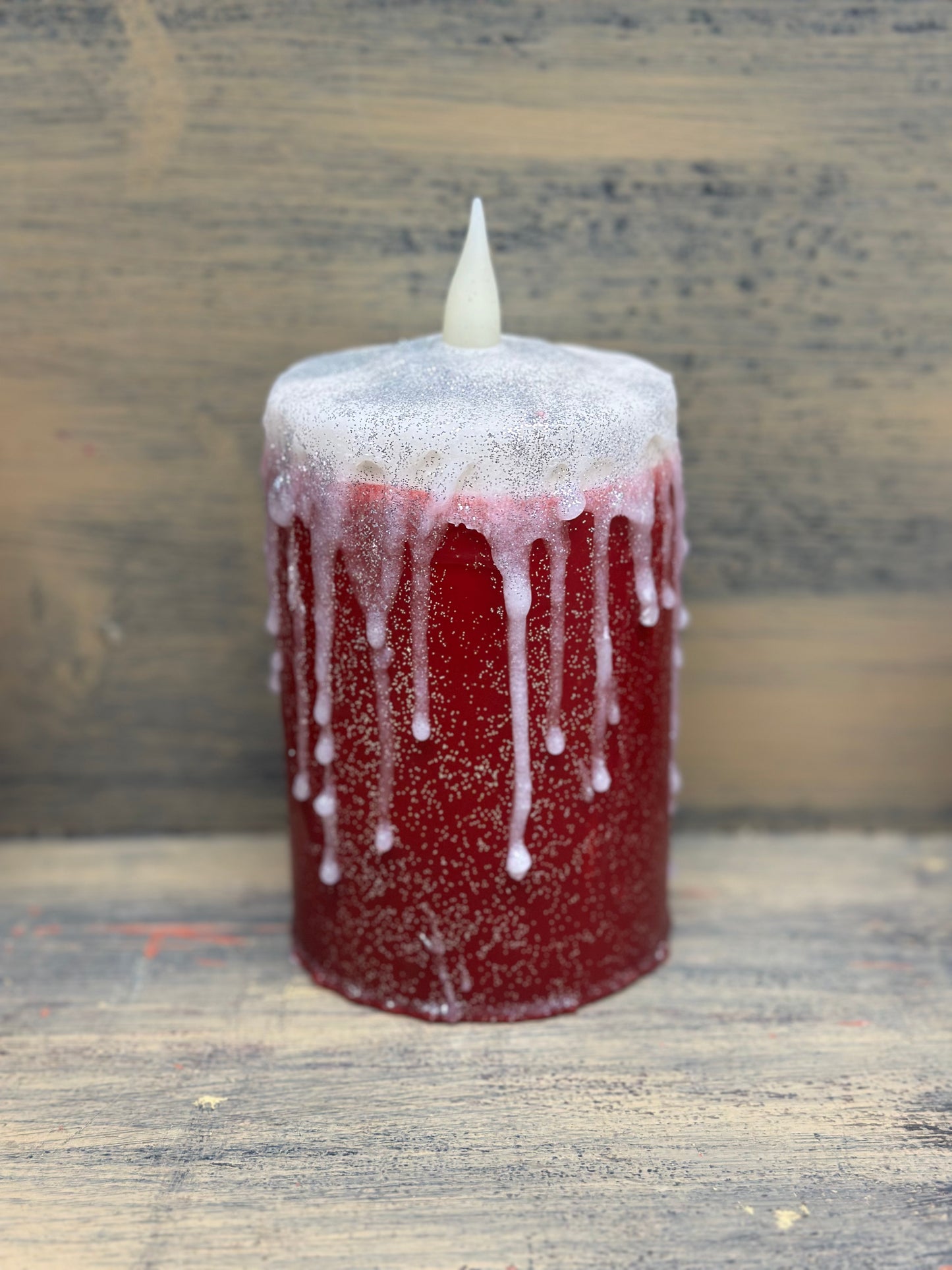 Wax Dipped Pillar Timer Candles