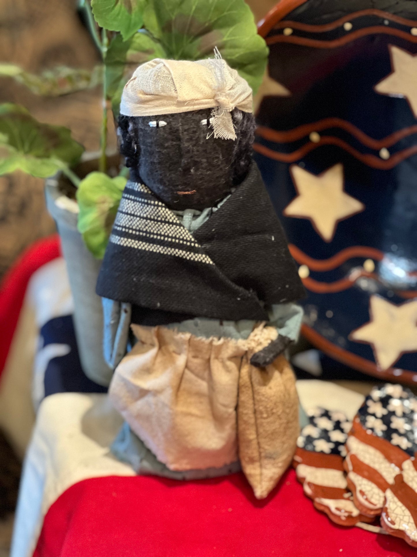 Handmade Wool Americana Dolls