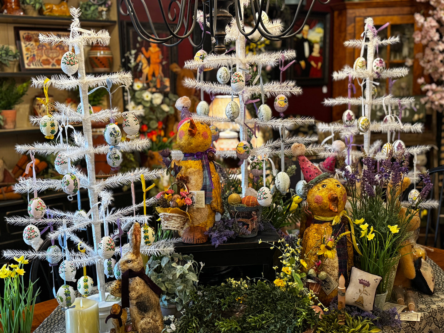 Hand Painted Austria Eggs Spring