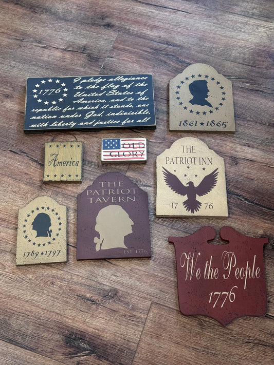 Small Summer/Americana Signs