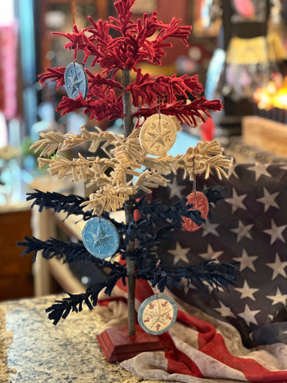 Papier-mâché Ornaments Americana