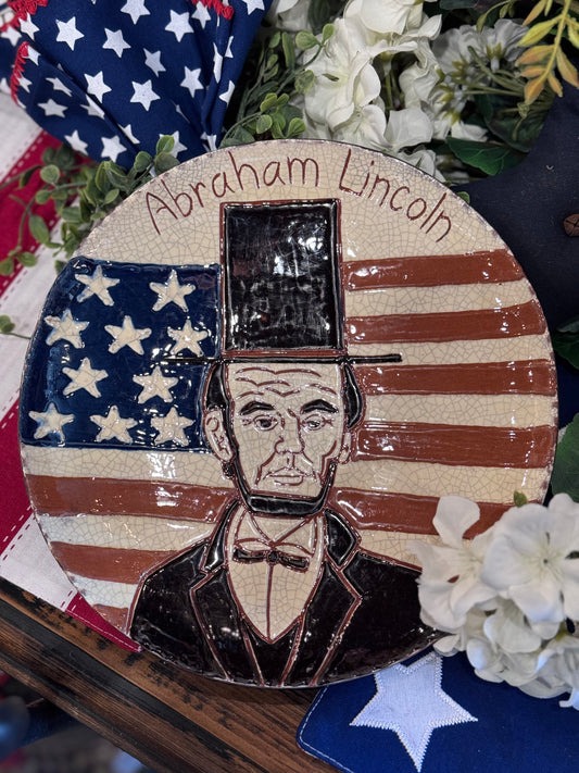 Abraham Lincoln Plate David T Smith