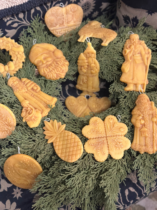 Cinnamon Beeswax Ornaments