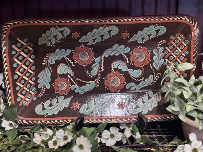 Workshops of David T Smith Large Floral Platter