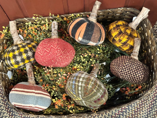 Handmade Medium Fall Pumpkins Vintage SALE