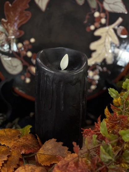 SALE Black Luminara Candles