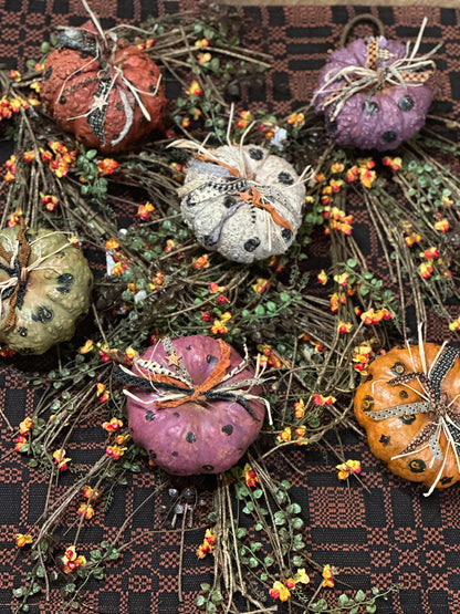 Hand painted Fall Gourds