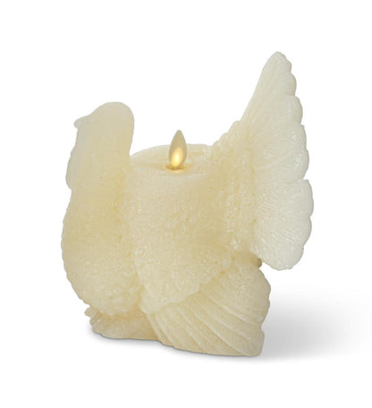 Cream Wax Turkey Luminara Candle Fall